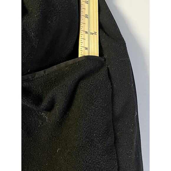 Larry Levine Down Jacket Womens Small Black Puffer Fleece Lined Zip Coat - Picture 8 of 15